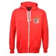 Stoke City Football Club Zipped Hoodie - Red Stoke City Football Club Zipped Hoodie - Red