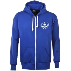Portsmouth FC Zipped Hoodie - Royal Portsmouth FC Zipped Hoodie - Royal