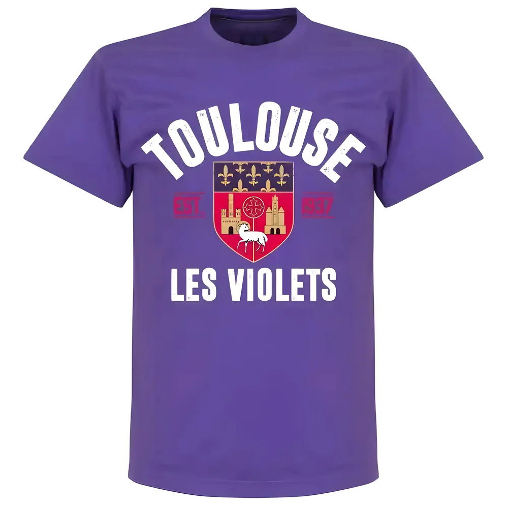 Toulouse Established T-Shirt - Purple Toulouse Established T-Shirt - Purple