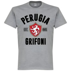 Perugia Established T-shirt - Grey Marl Perugia Established T-shirt - Grey Marl