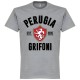 Perugia Established T-shirt - Grey Marl Perugia Established T-shirt - Grey Marl