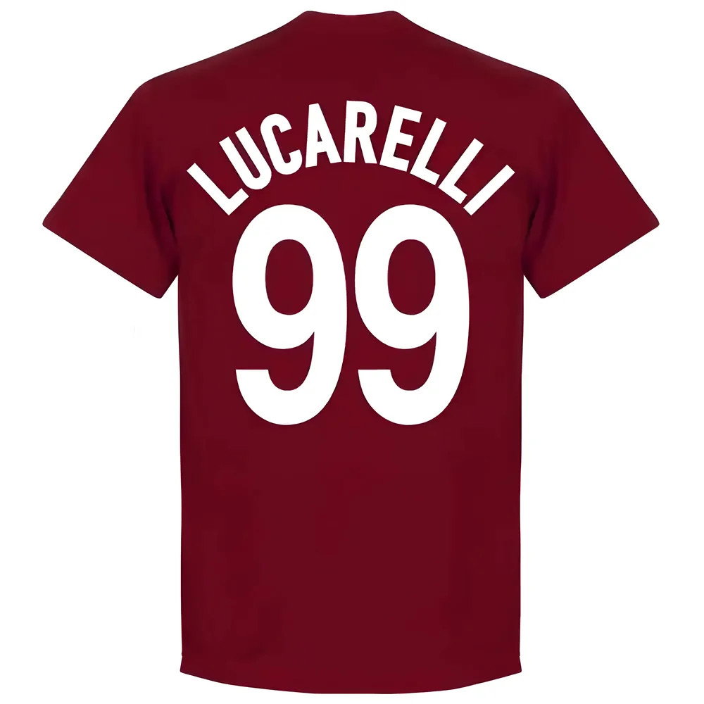 Livorno Lucarelli 99 Team T-Shirt - Maroon Livorno Lucarelli 99 Team T-Shirt - Maroon