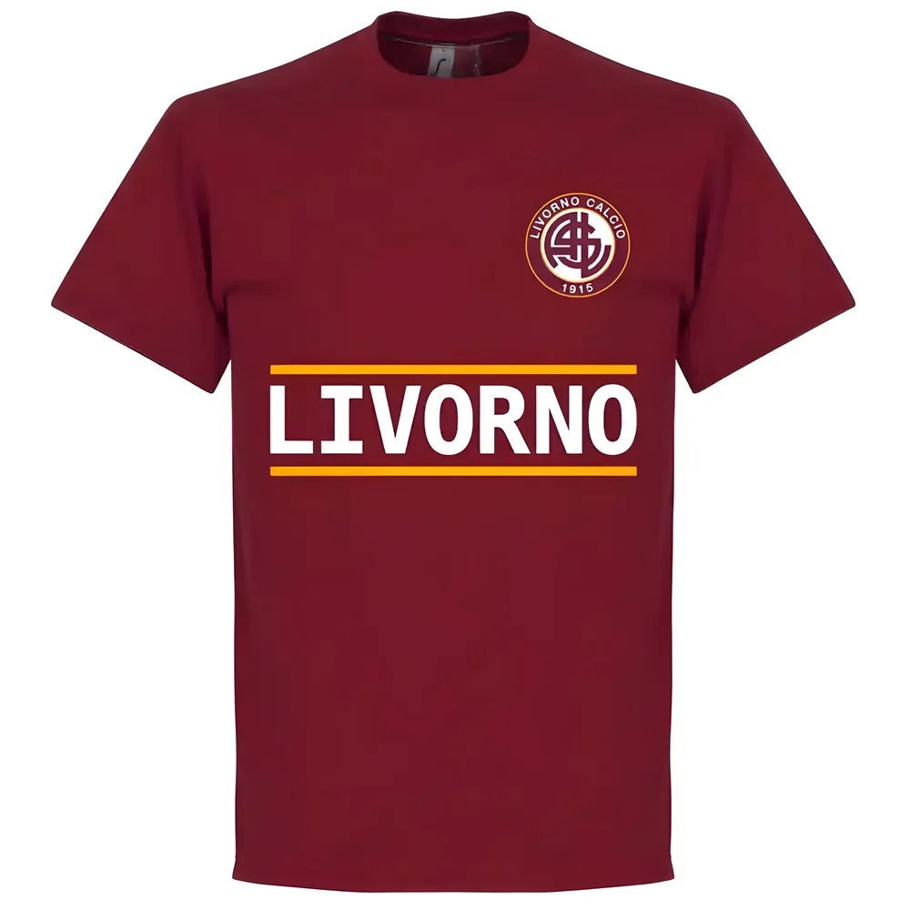 Livorno Lucarelli 99 Team T-Shirt - Maroon Livorno Lucarelli 99 Team T-Shirt - Maroon