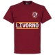 Livorno Lucarelli 99 Team T-Shirt - Maroon Livorno Lucarelli 99 Team T-Shirt - Maroon