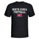 North Korea Football T-Shirt - Black North Korea Football T-Shirt - Black