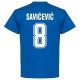Yugoslavia Savicevic Team T-shirt - Royal