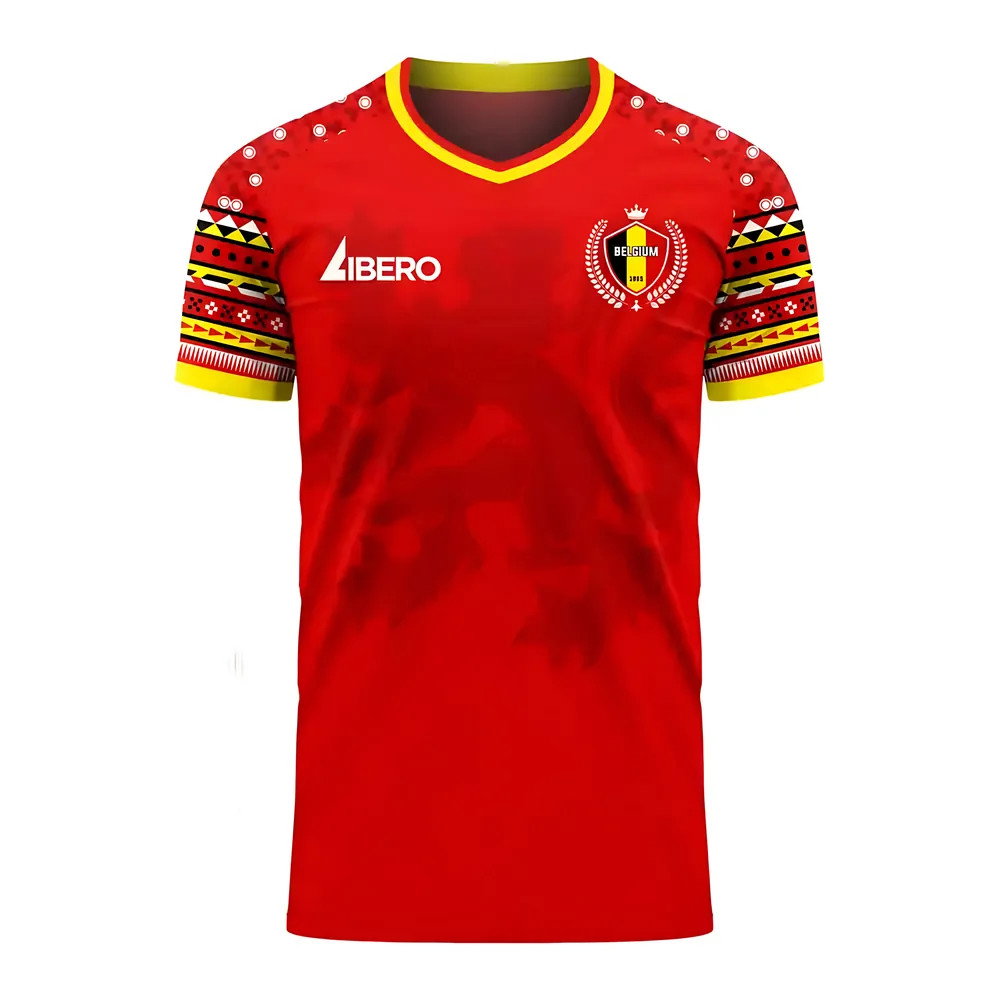Belgium 2025-2026 Home Concept Football Kit (Libero)