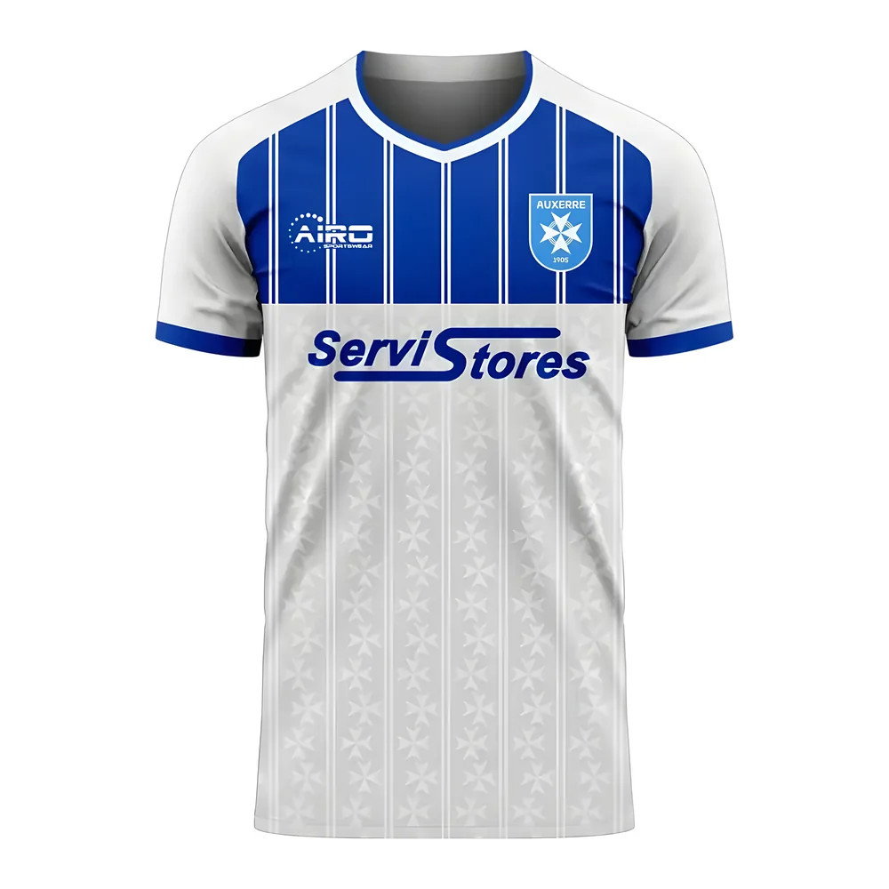 Auxerre 2025-2026 Home Concept Football Kit (Airo)