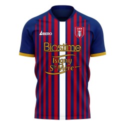 Caen 2025-2026 Home Concept Football Kit (Libero) - Baby