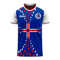 Iceland 2025-2026 Home Concept Football Kit (Libero) - Baby