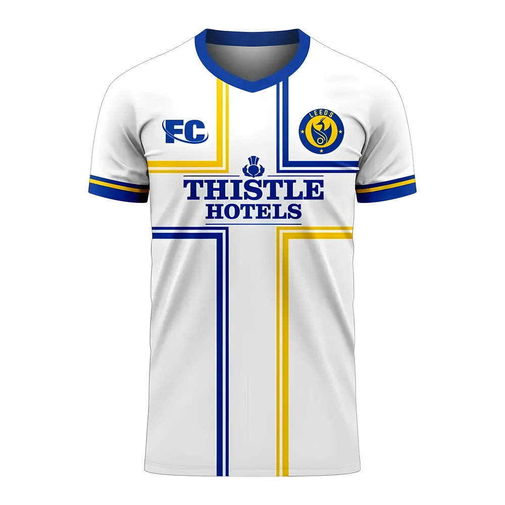 Leeds 2020-2021 Home Concept Football Kit (Fans Culture) - Baby Leeds 2020-2021 Home Concept Football Kit (Fans Culture) - Baby