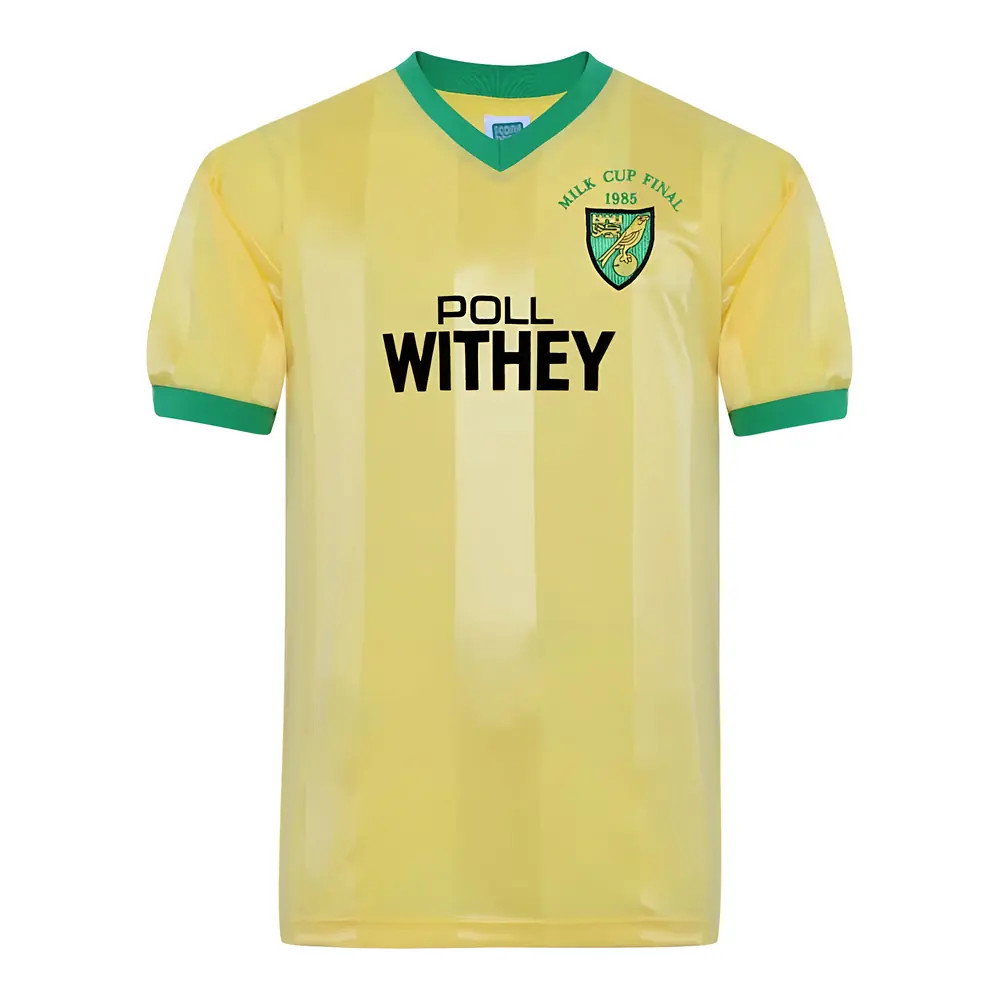Norwich City 1985 League Cup Final shirt Norwich City 1985 League Cup Final shirt