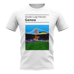 Stadio Luigi Ferraris Genoa Stadium T-Shirt (White)