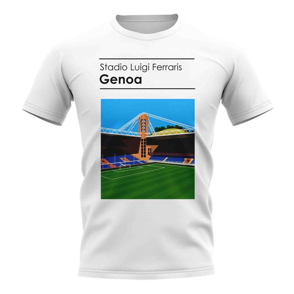 Stadio Luigi Ferraris Genoa Stadium T-Shirt (White) Stadio Luigi Ferraris Genoa Stadium T-Shirt (White)