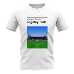 Edgeley Park Stockport County Stadium T-Shirt (White)