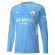 2021-2022 Man City Long Sleeve Home Shirt 2021-2022 Man City Long Sleeve Home Shirt