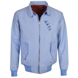 Wycombe Wanderers Light Blue Harrington Jacket Wycombe Wanderers Light Blue Harrington Jacket