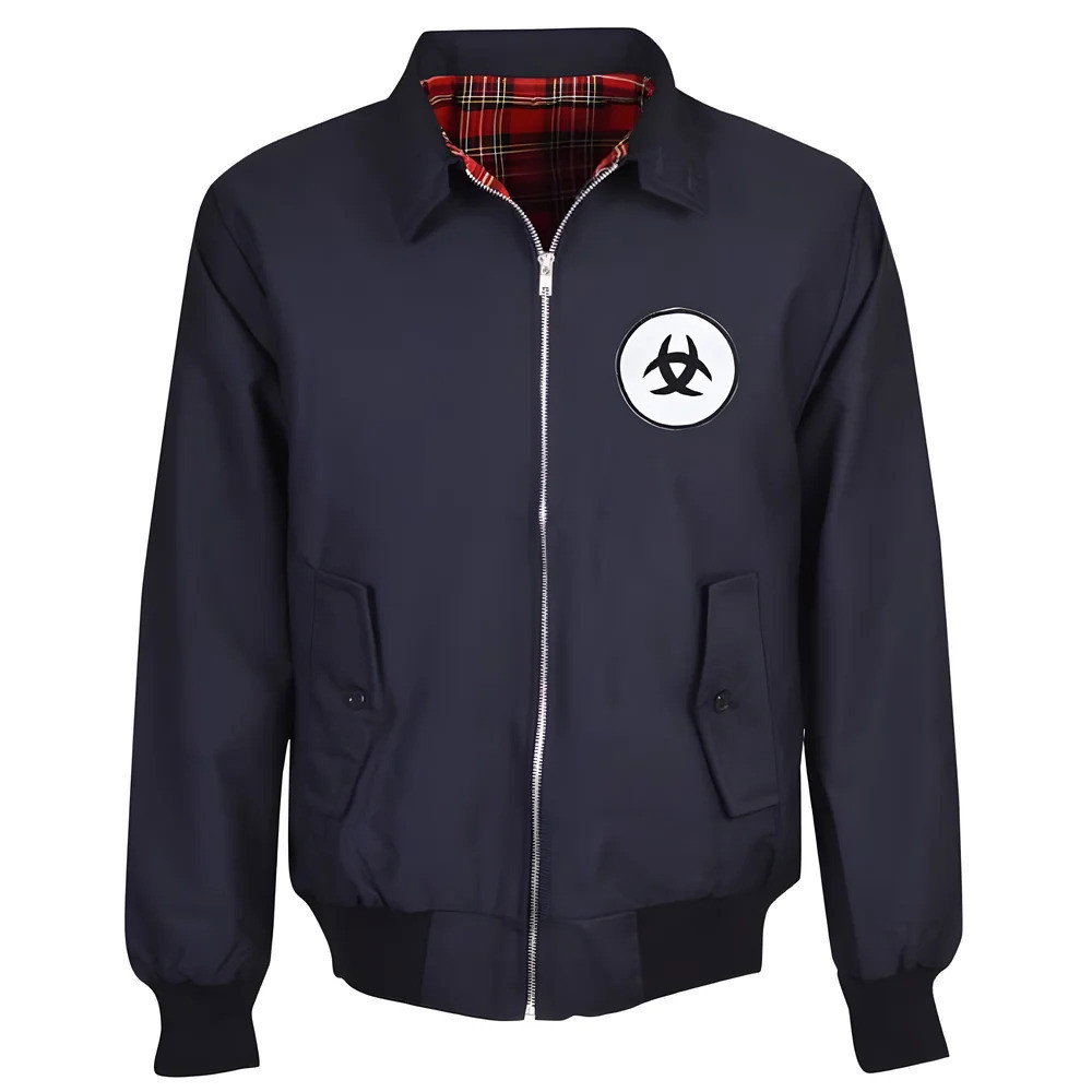 Bordeaux Navy Harrington Jacket Bordeaux Navy Harrington Jacket