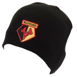 Watford FC Black Beanie