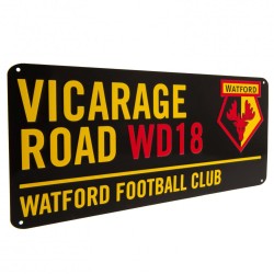 Watford FC Colour Street Sign Watford FC Colour Street Sign