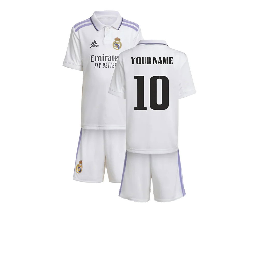 2022-2023 Real Madrid Home Mini Kit 2022-2023 Real Madrid Home Mini Kit
