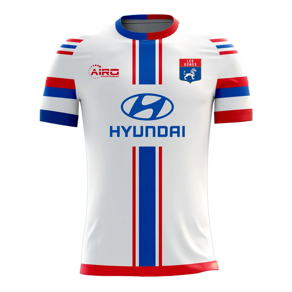 Lyon 2024-2025 Home Concept Football Kit (Airo) Lyon 2024-2025 Home Concept Football Kit (Airo)