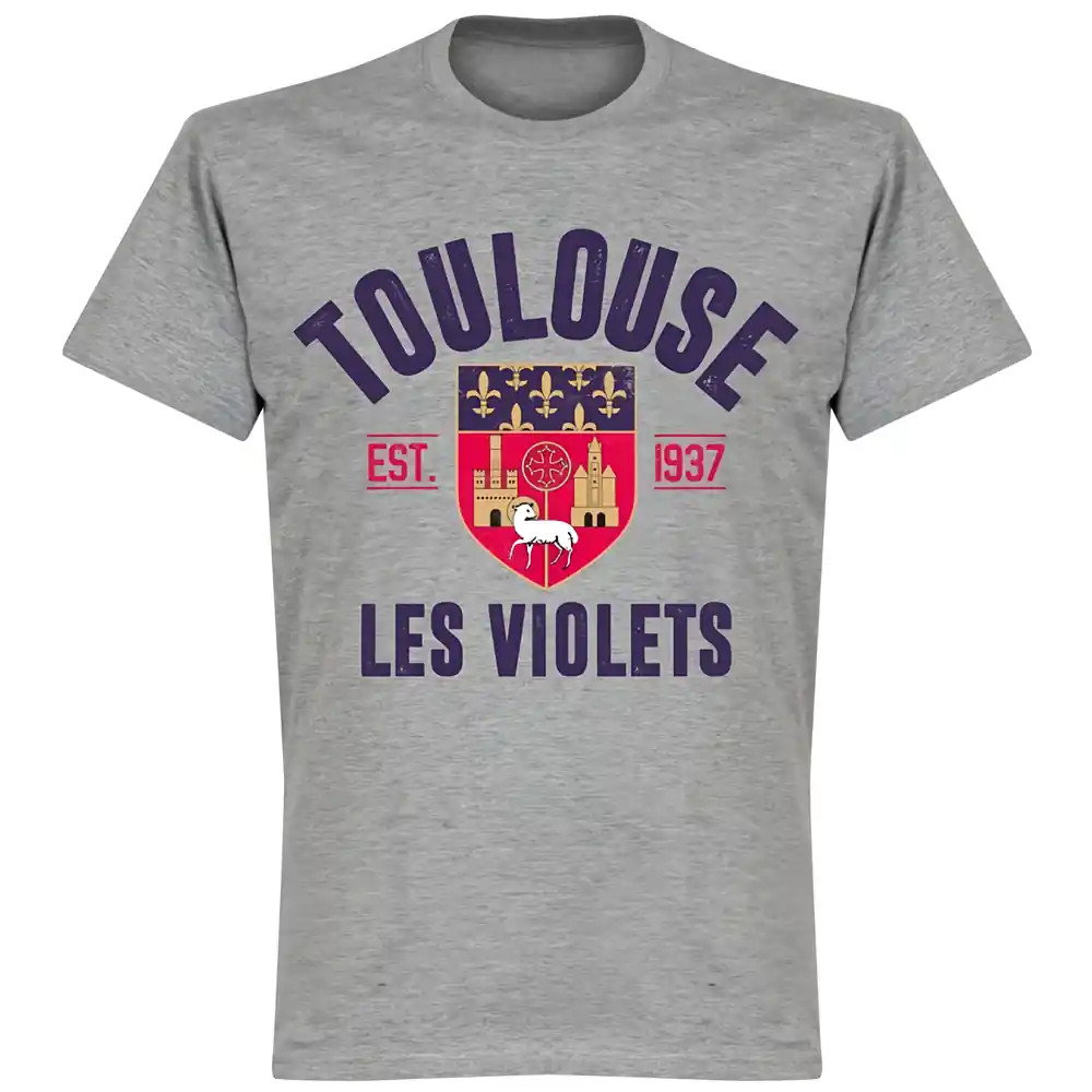 Toulouse Established T-Shirt - Grey