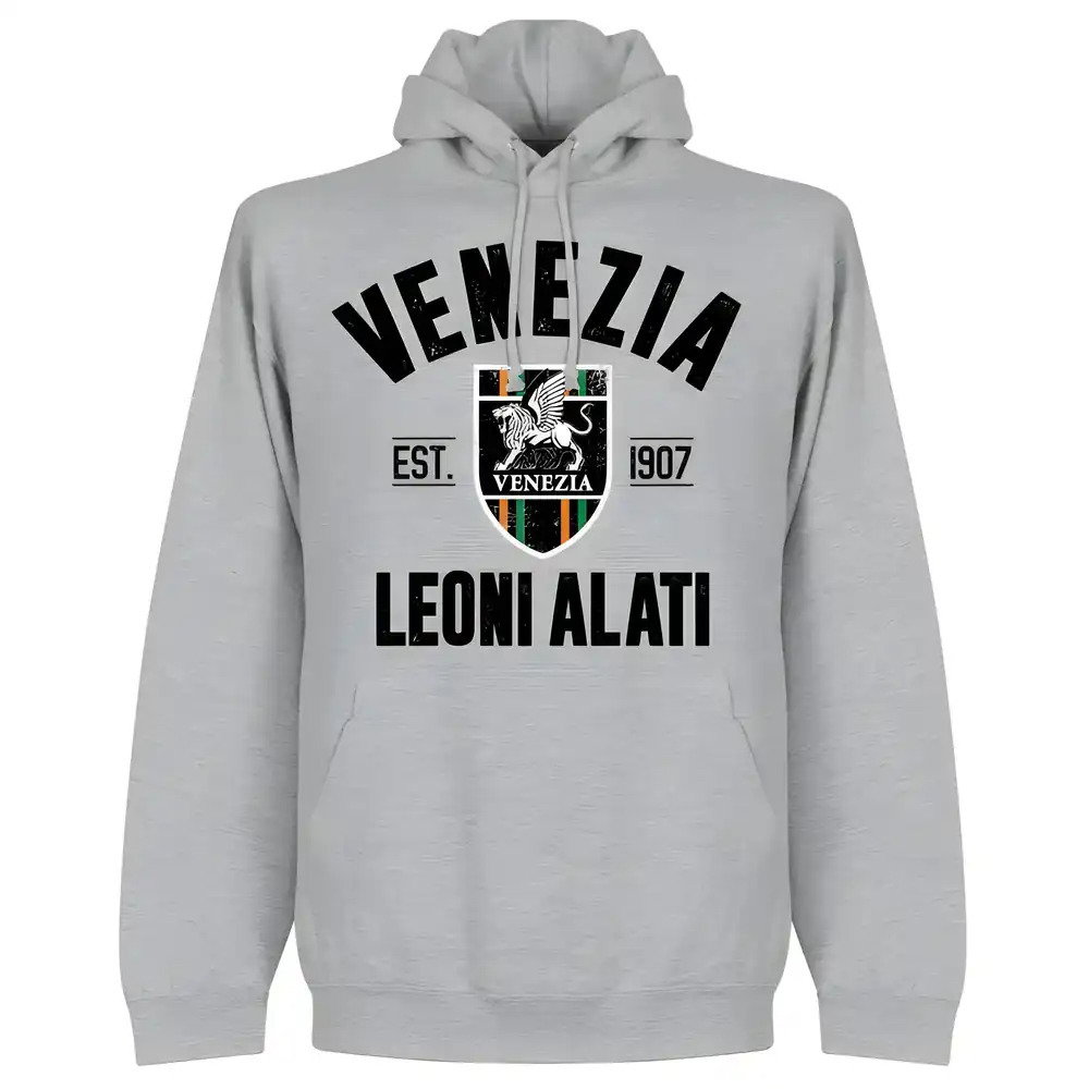 Venezia Established Hoodie - Grey Marl Venezia Established Hoodie - Grey Marl