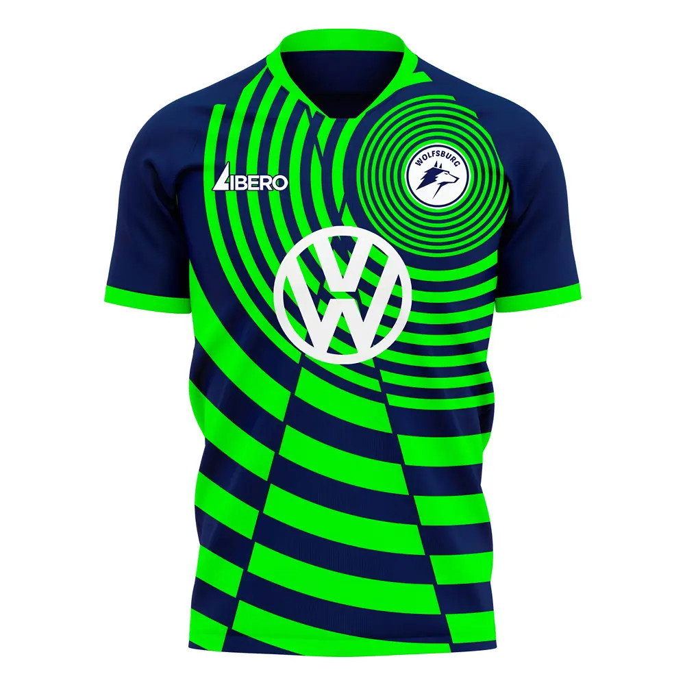 Wolfsburg 2024-2025 Home Concept Football Kit (Libero) Wolfsburg 2024-2025 Home Concept Football Kit (Libero)