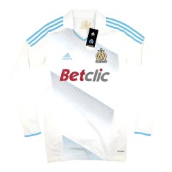 Marseille 2011-12 Player Spec Long Sleeve Home Shirt ( L)