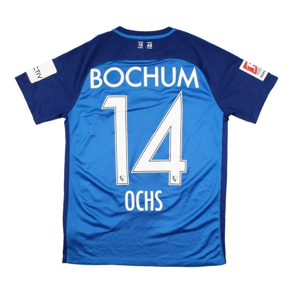 VFL Bochum 2017-2018 Home Shirt (Ochs #14) ( M) VFL Bochum 2017-2018 Home Shirt (Ochs #14) ( M)