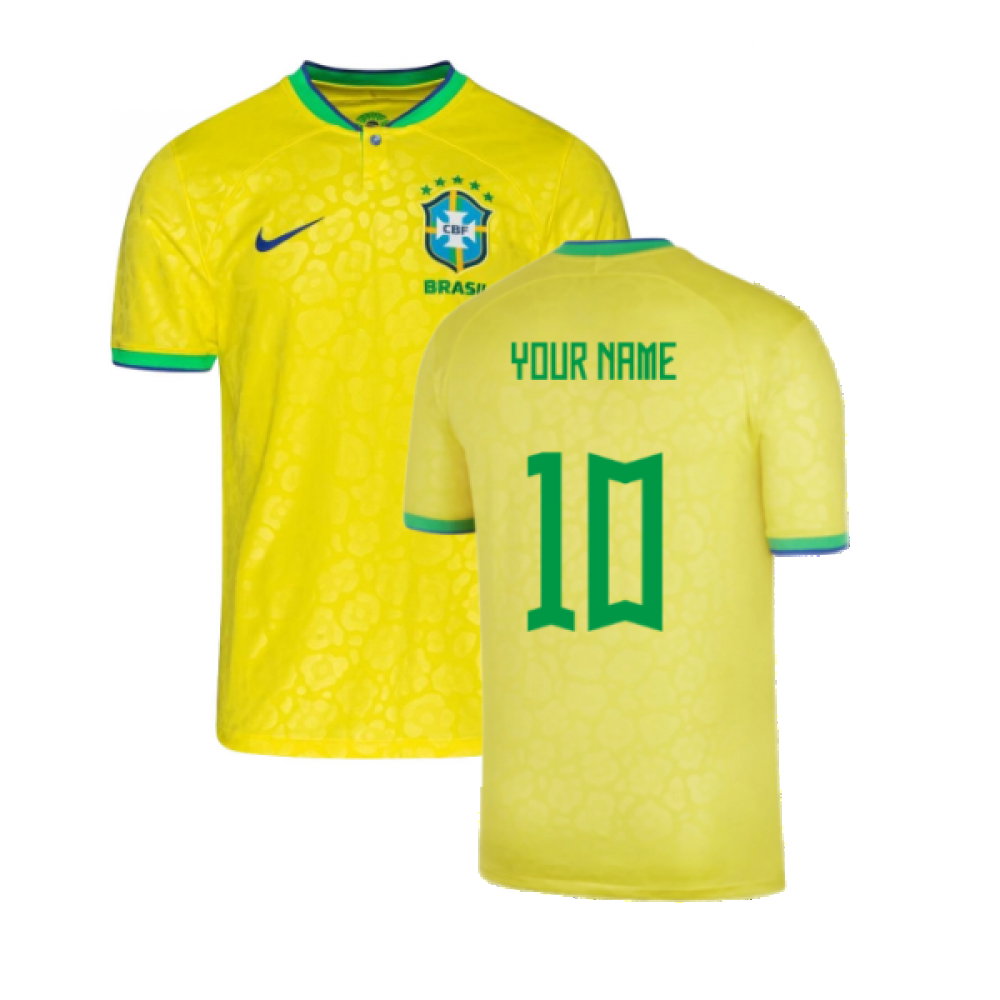 2022-2023 Brazil Little Boys Home Shirt 2022-2023 Brazil Little Boys Home Shirt