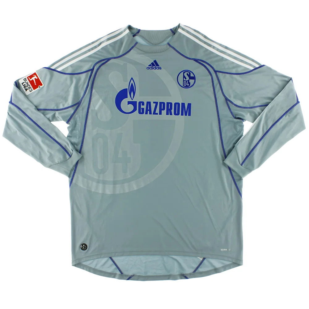 Schalke 2009-10 Long Sleeve Goalkeeper Home Shirt