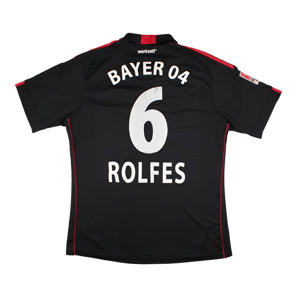 Bayer Leverkusen 2010-11 Home Shirt Rolfes #6 Bayer Leverkusen 2010-11 Home Shirt Rolfes #6