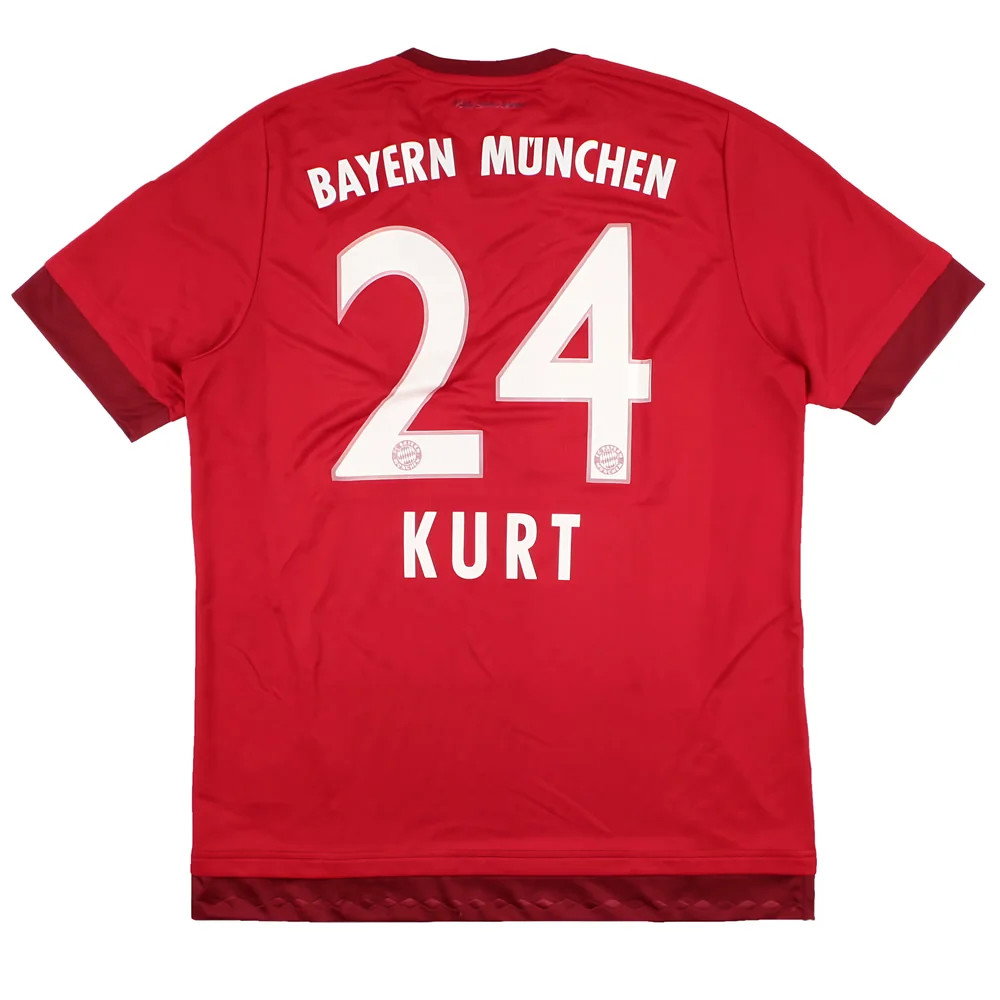 Bayern Munich 2015-16 Home Shirt Kurt #24