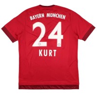 Bayern Munich 2015-16 Home Shirt Kurt #24