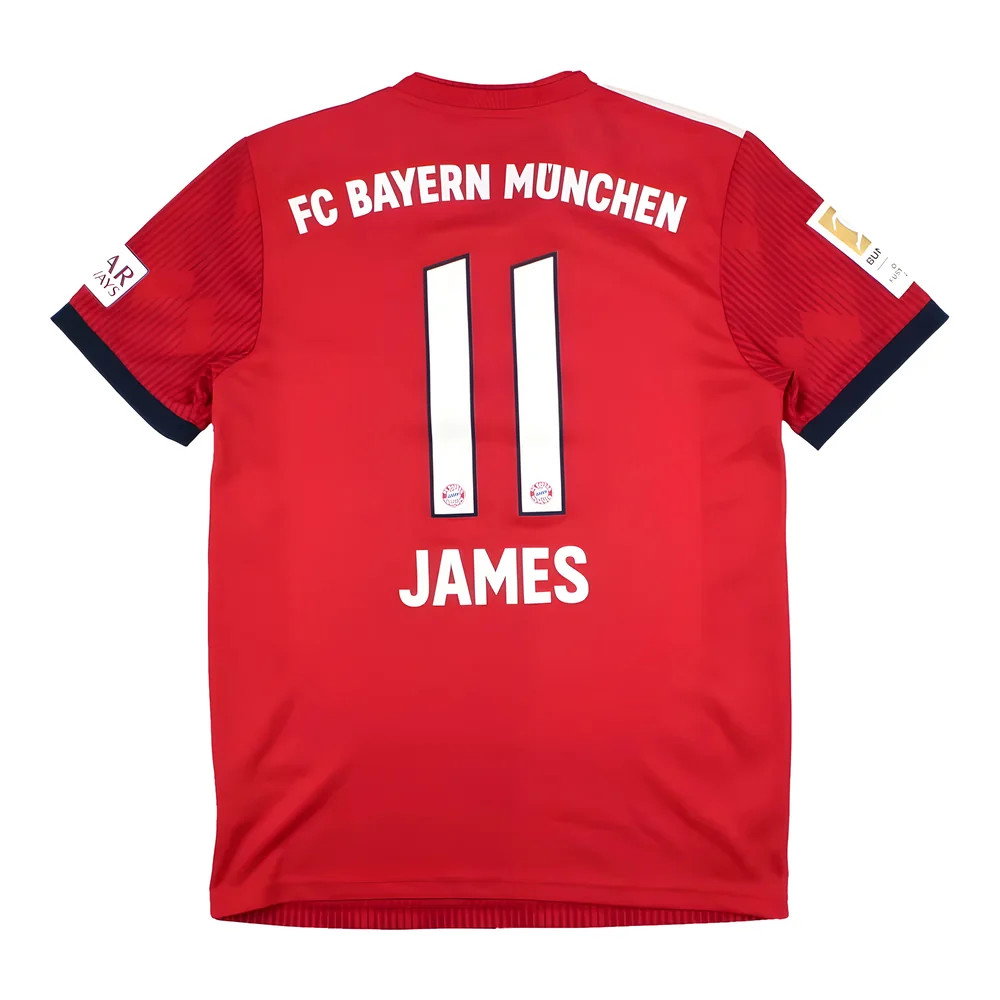 Bayern Munich 2018-19 Home Shirt James #11