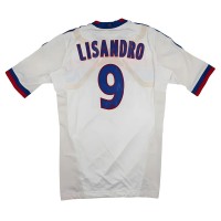 Lyon 2011-12 Player Issue Home Shirt Lisandro #9 (With Player Issue Bag)