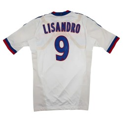 Lyon 2011-12 Player Issue Home Shirt Lisandro #9 (With Player Issue Bag)