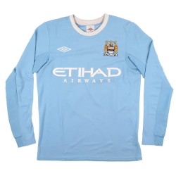 Manchester City 2009-10 L/S Home Shirt Tevez #32 Manchester City 2009-10 L/S Home Shirt Tevez #32