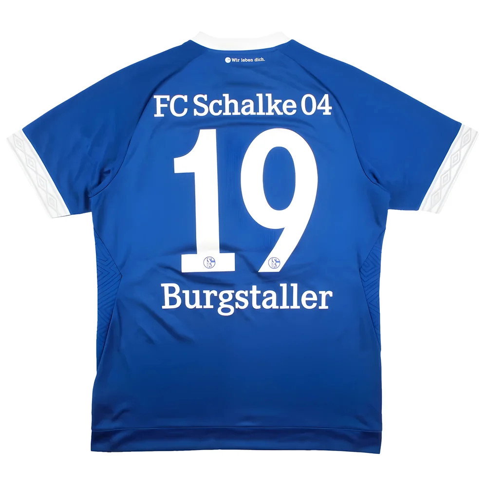 Schalke 2018-19 Home Shirt Burgstaller #19
