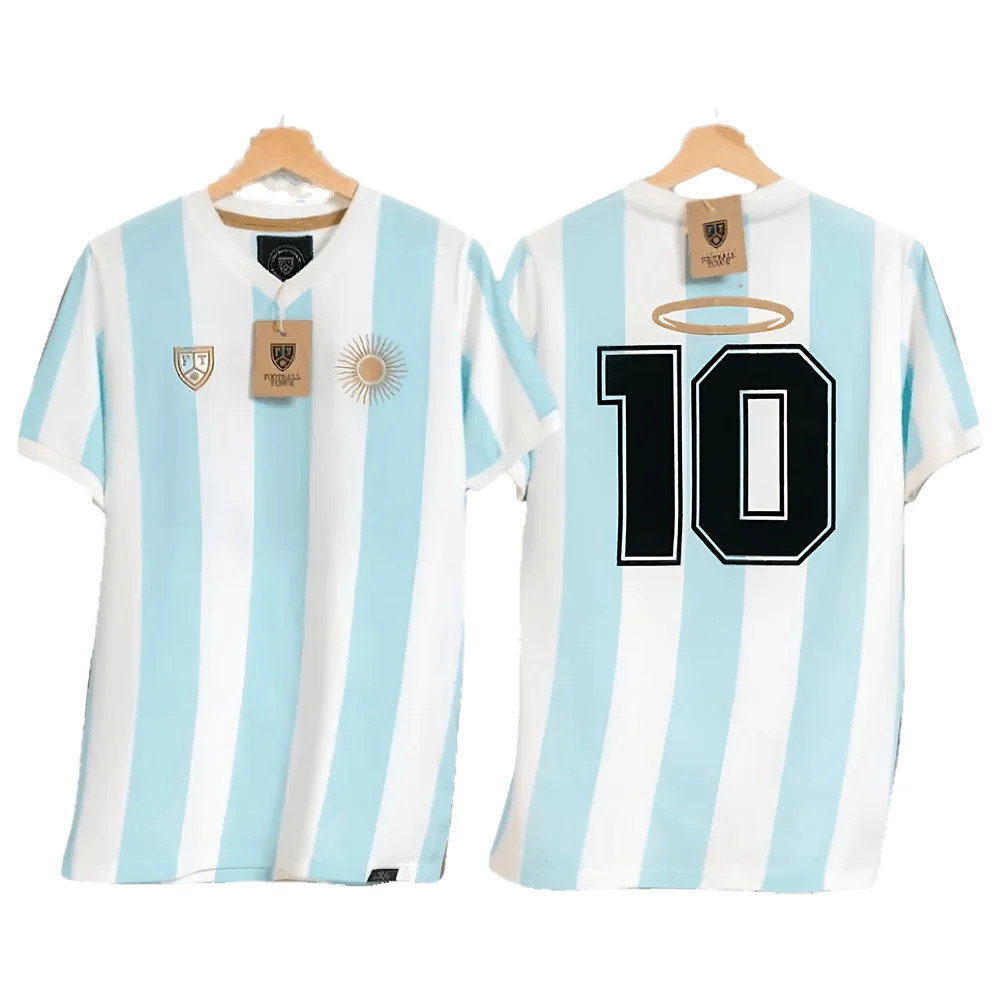 Argentina Maradona Tribute Home Shirt Argentina Maradona Tribute Home Shirt