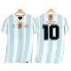 Argentina Maradona Tribute Home Shirt Argentina Maradona Tribute Home Shirt