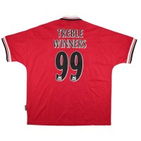 Manchester United 1998-2000 Home Shirt Treble Winners #99