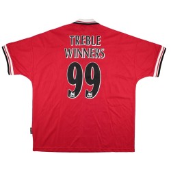 Manchester United 1998-2000 Home Shirt Treble Winners #99