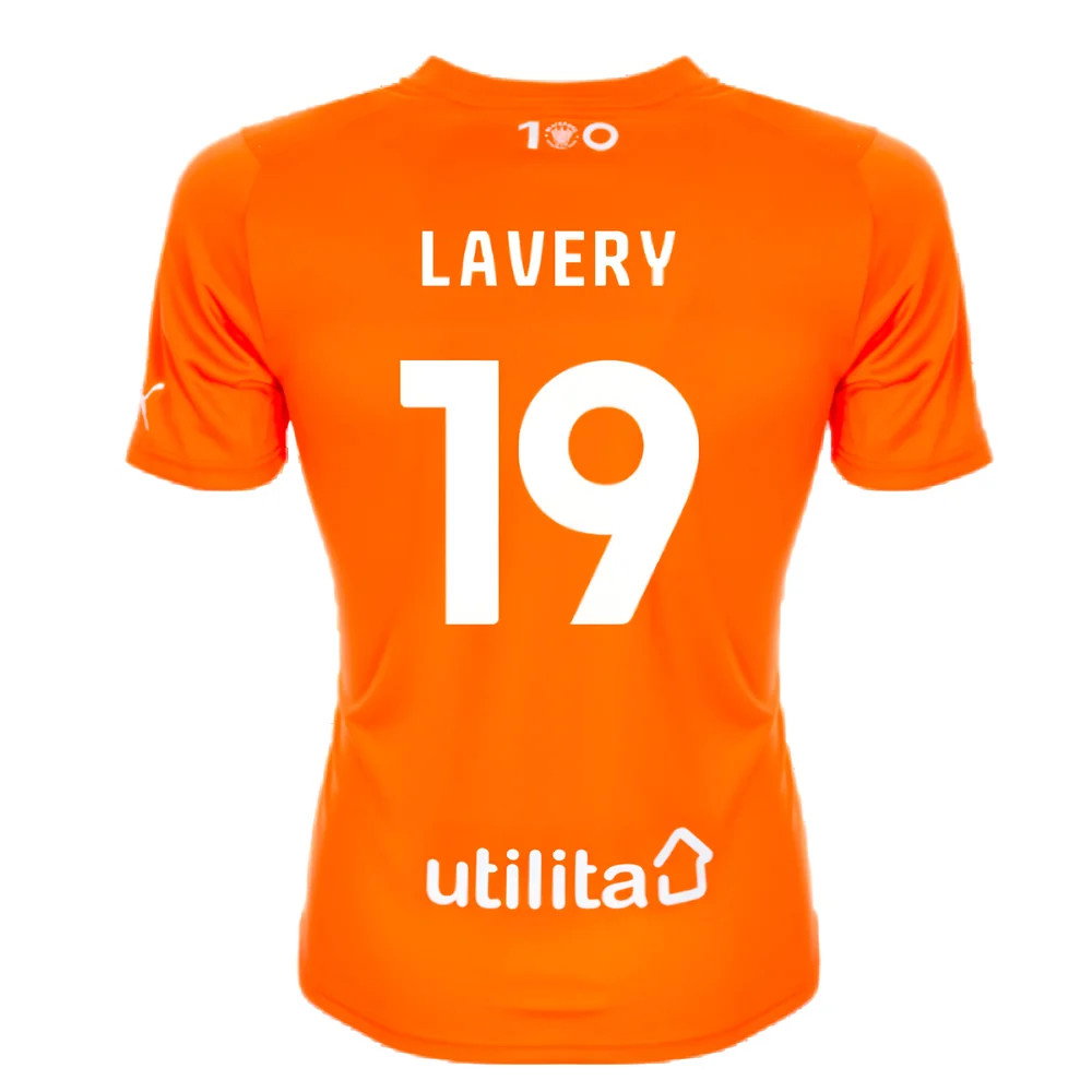 2023-2024 Blackpool Home Shirt (Lavery 19) 2023-2024 Blackpool Home Shirt (Lavery 19)