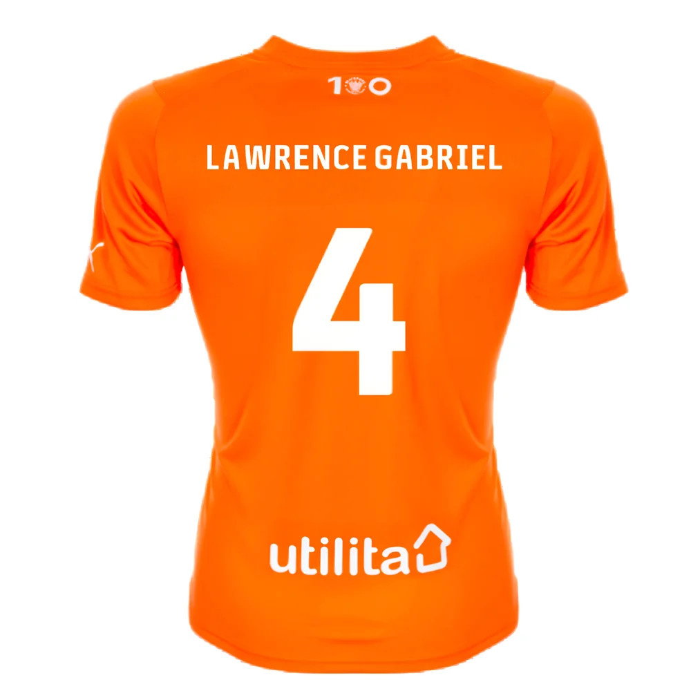 2023-2024 Blackpool Home Shirt (Lawrence Gabriel 4) 2023-2024 Blackpool Home Shirt (Lawrence Gabriel 4)