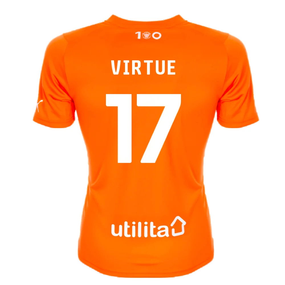 2023-2024 Blackpool Home Shirt (Virtue 17) 2023-2024 Blackpool Home Shirt (Virtue 17)