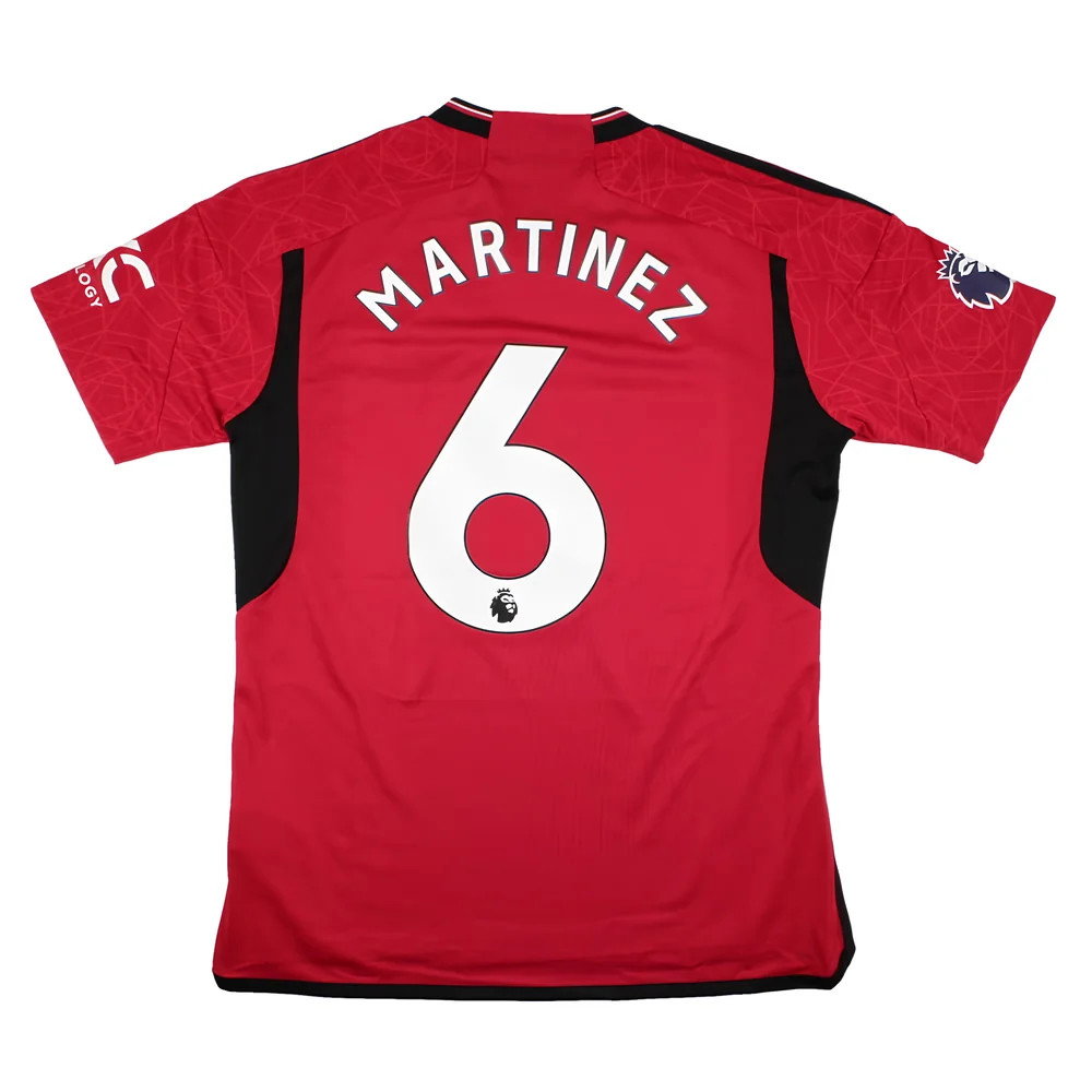 2023-2024 Man Utd Home Shirt Martinez #6 2023-2024 Man Utd Home Shirt Martinez #6