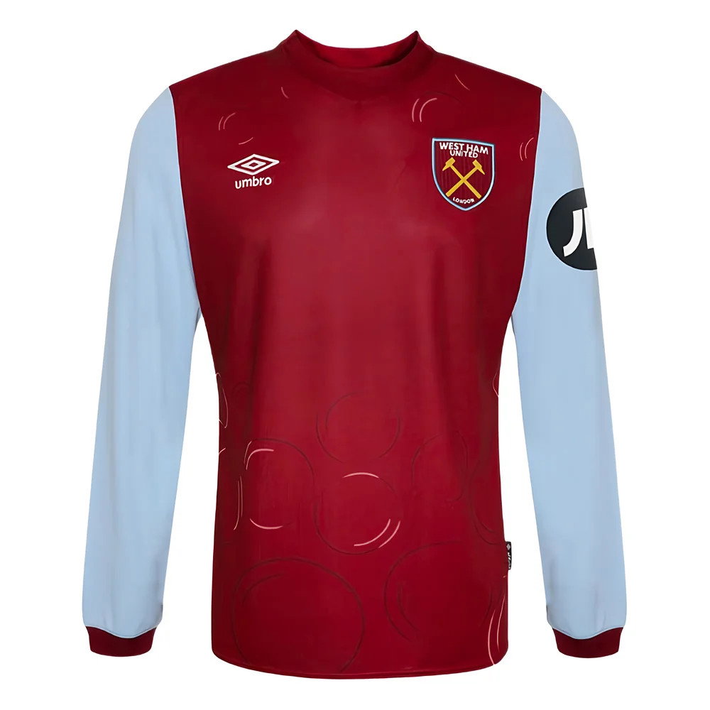 2023-2024 West Ham Long Sleeve Home Shirt
